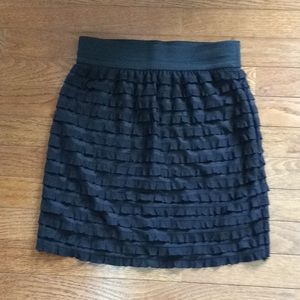 One Clothing Ruffled Pencil Skirt